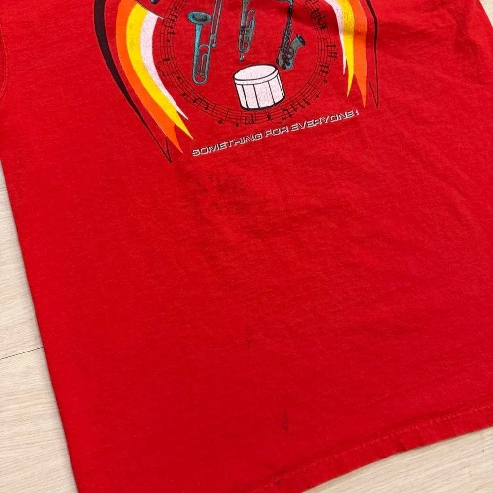 2000 Glendale Band Red Short Sleeve Shirt Mens Size Large Vintage Music